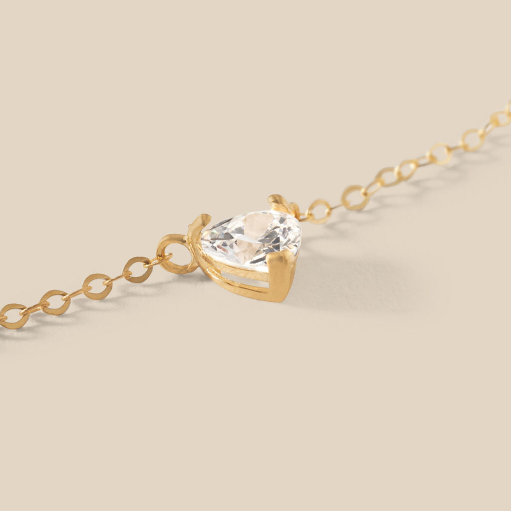 Collana Punto Luce Claire Oro Giallo Cubic Zirconia - Collane Punto Luce Donna | Stroili