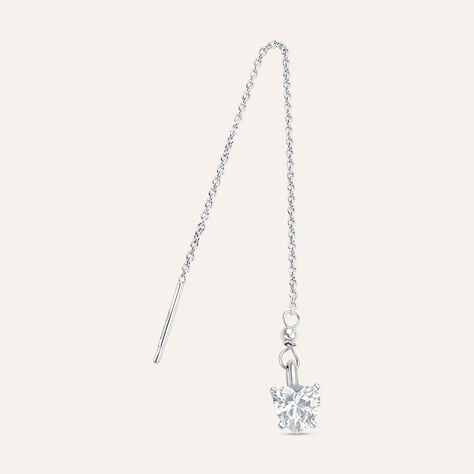 Mono Orecchino Pendente Punto Luce Silver Elegance Argento Rodiato Cubic Zirconia - Mono Orecchino Donna | Stroili