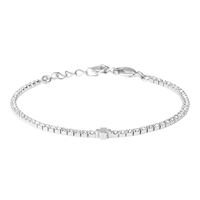 Bracciale Tennis Romantic Shine Metallo Cristallo