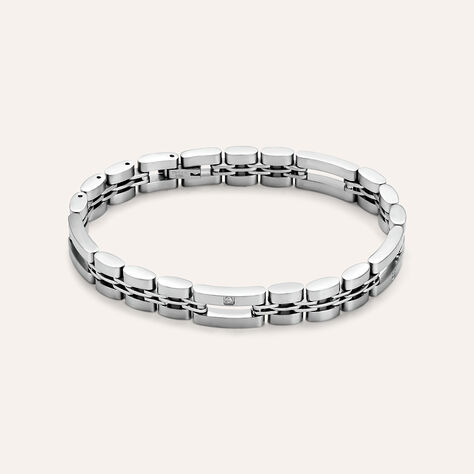 Bracciale Man Code Acciaio Cubic Zirconia - Bracciali Uomo | Stroili