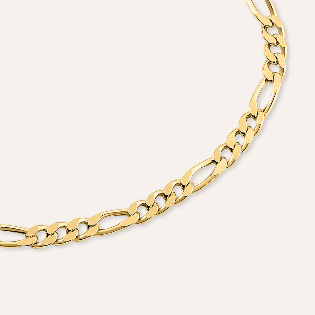 Bracciale Catena Oro Uomo Oro Giallo