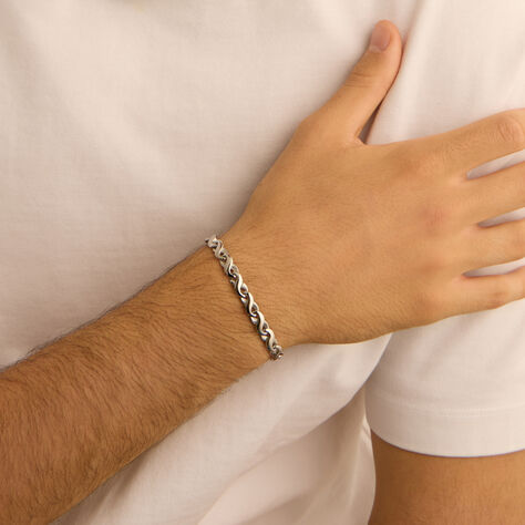 Bracciale Catena Man Code Acciaio - Bracciali Love Uomo | Stroili