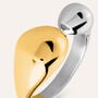 Anello Contrarie Radiance Acciaio Bicolore