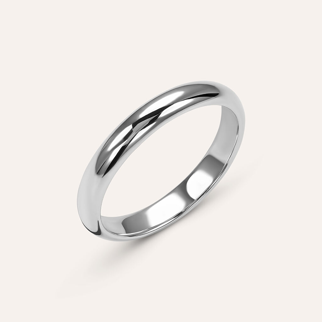 Fede Classica Leggera 3.2 mm Oro Bianco