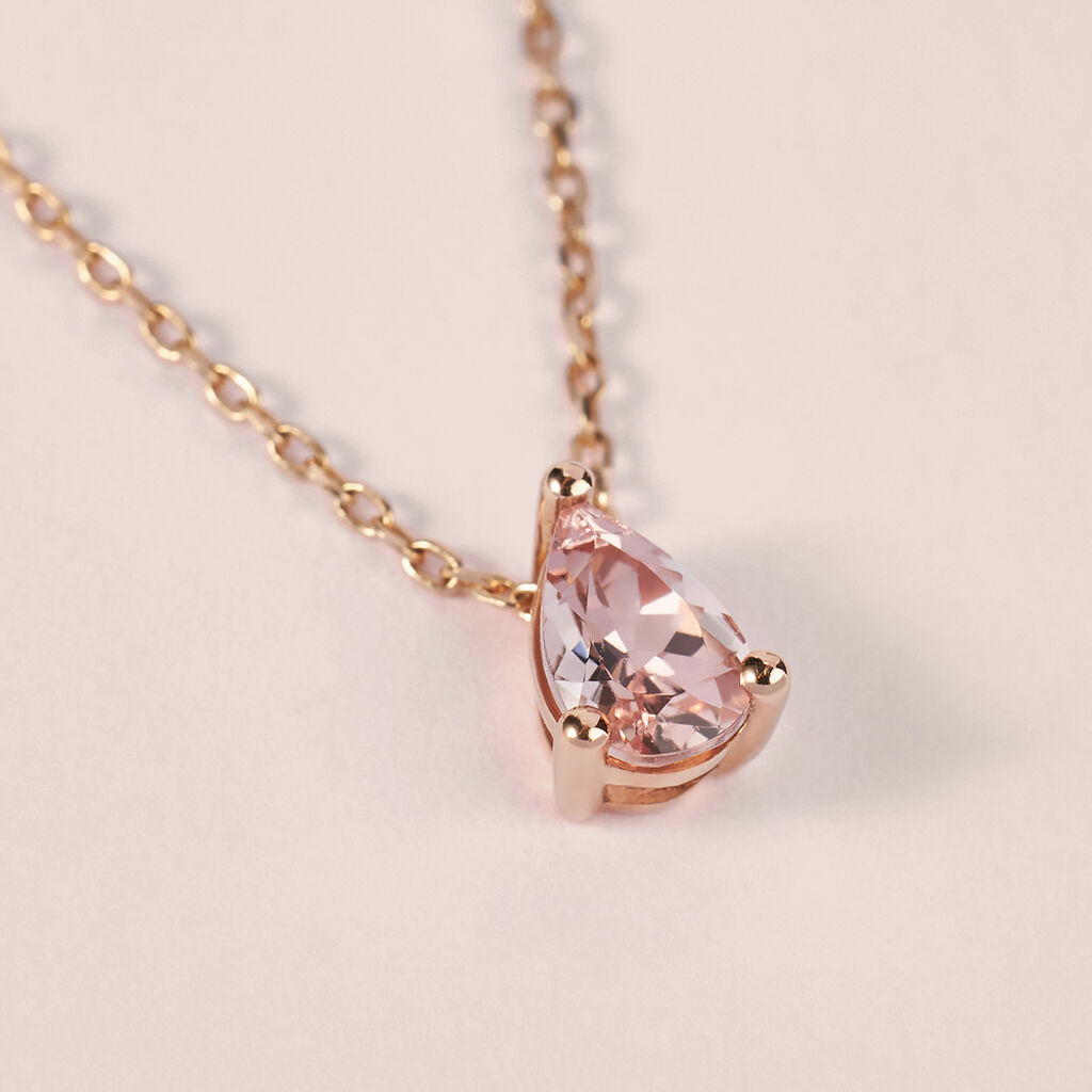 Collana Jasmine Oro Rosa Morganite - Collane Donna | Stroili