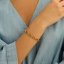 Bracciale Catena Radiance Acciaio Dorato