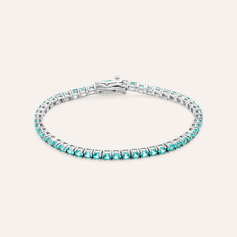 Bracciale Tennis Silver Rainbow Argento Rodiato Cubic Zirconia - Bracciali Tennis Donna | Stroili