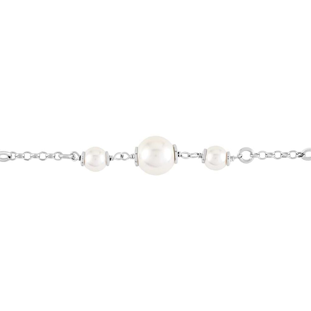 Bracciale Silver Pearls Argento Rodiato Perla sintentica - Bracciali Donna | Stroili