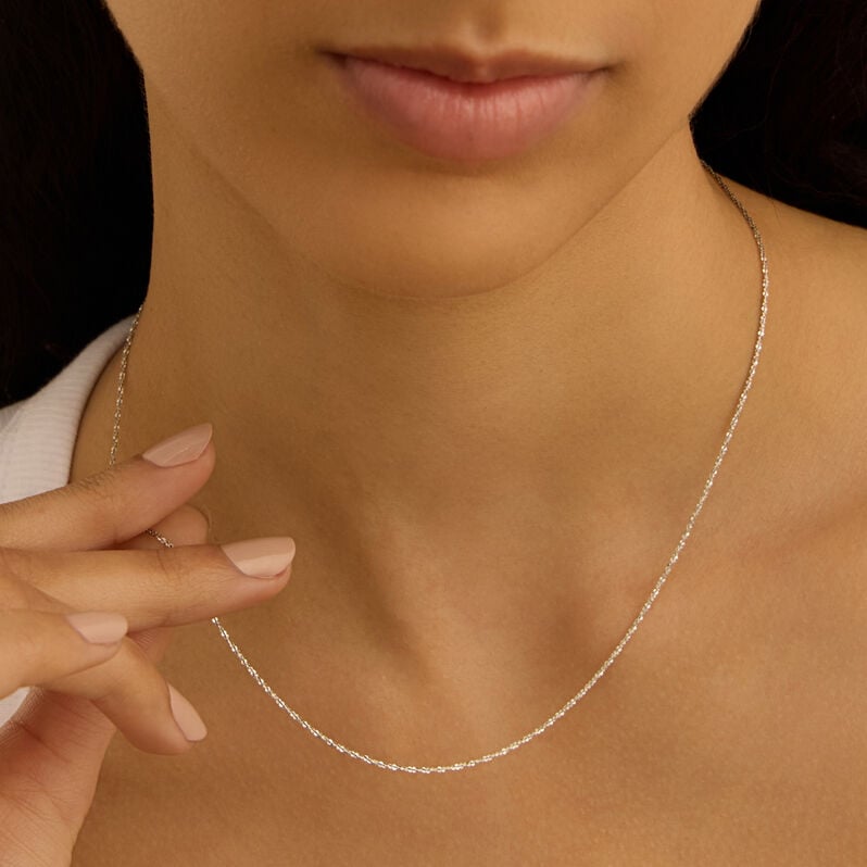 Catenina Gold Essence Oro Bianco - Catenina Donna | Stroili