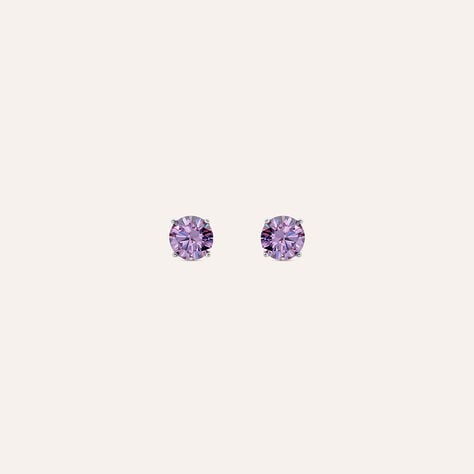 Orecchini Lobo Punto Luce Silver Rainbow Argento Rodiato Cubic Zirconia - Orecchini a Lobo Donna | Stroili