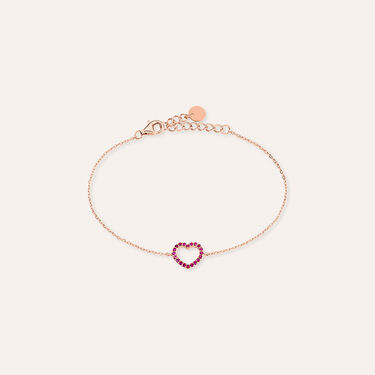 Bracciale Silver Rainbow Argento Rosa Cubic Zirconia