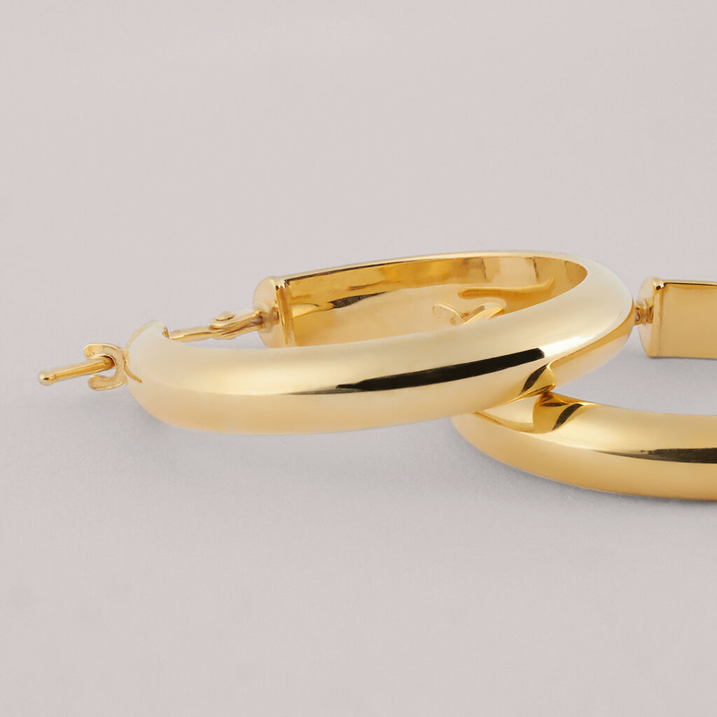 Orecchini A Cerchio Toujours Oro Giallo