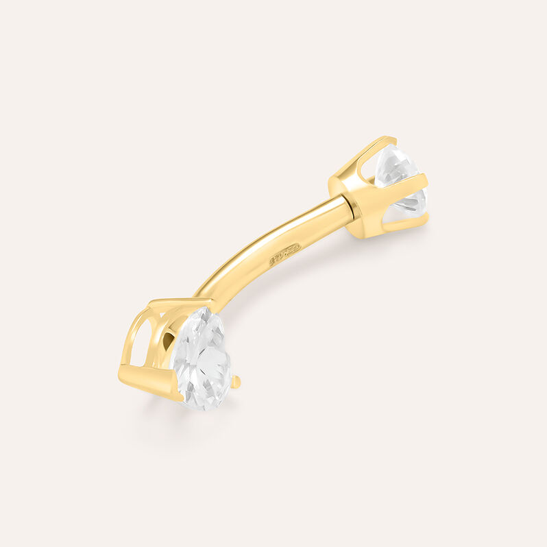 Piercing Ombelico Punto Luce Bon Ton Oro Giallo Cubic Zirconia - Gioielli Donna | Stroili