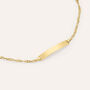 Bracciale Con Targhetta Holy Oro Giallo