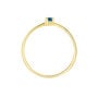 Anello Solitario Charlotte Oro Giallo Zaffiro