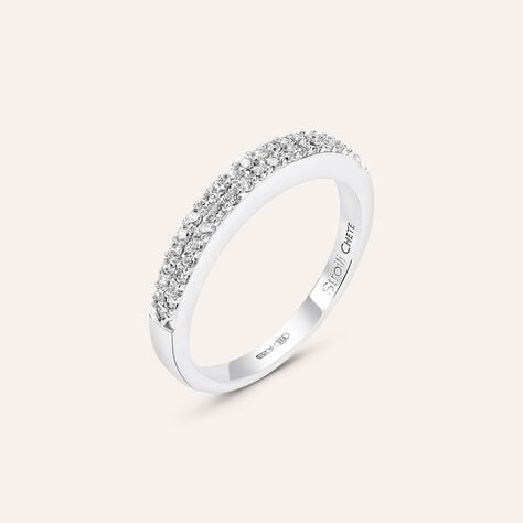 Anello Fascia Silver Elegance Argento Rodiato Cubic Zirconia - Anelli con Pietre Donna | Stroili