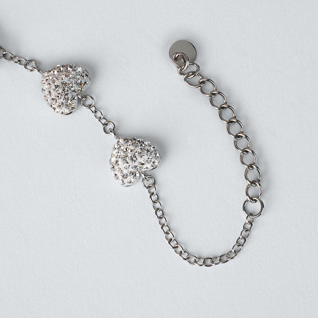 Bracciale Lady Phantasya Acciaio Cristallo - Bracciali Love Donna | Stroili
