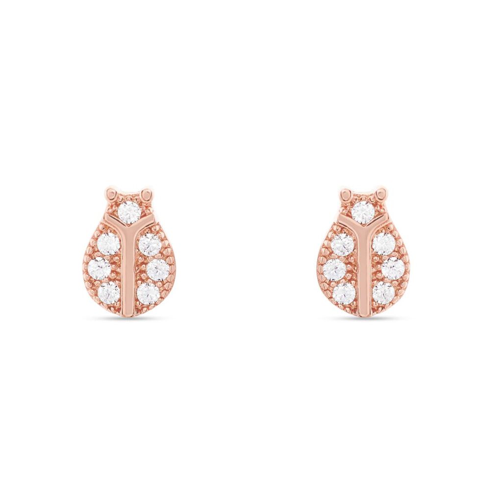 Orecchini Lobo Silver Moments Argento Rosa Cubic Zirconia - Orecchini a Lobo Donna | Stroili