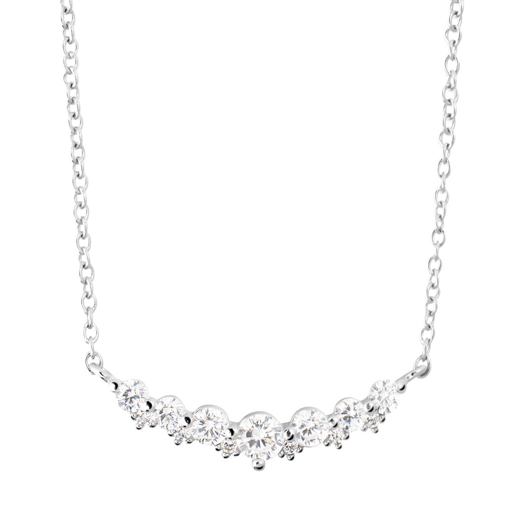Collana Silver Elegance Argento Rodiato Cubic Zirconia - Collane Donna | Stroili