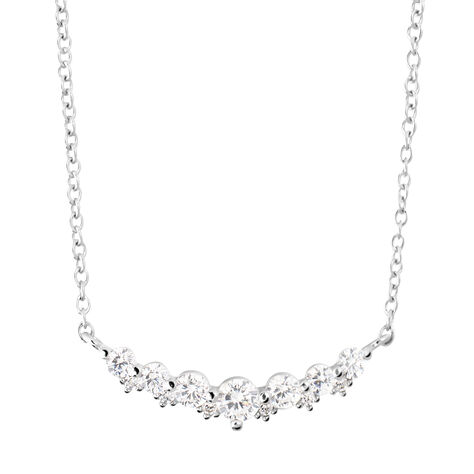 Collana Silver Elegance Argento Rodiato Cubic Zirconia - Collane Donna | Stroili