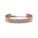 Bangle L'amore non è quello che vogliamo sentire. Ma quello che sentiamo senza volerlo in acciaio rosatoBracciale in corda e acciaio con ciondolo a croce marrone - Bracciali Donna | Stroili