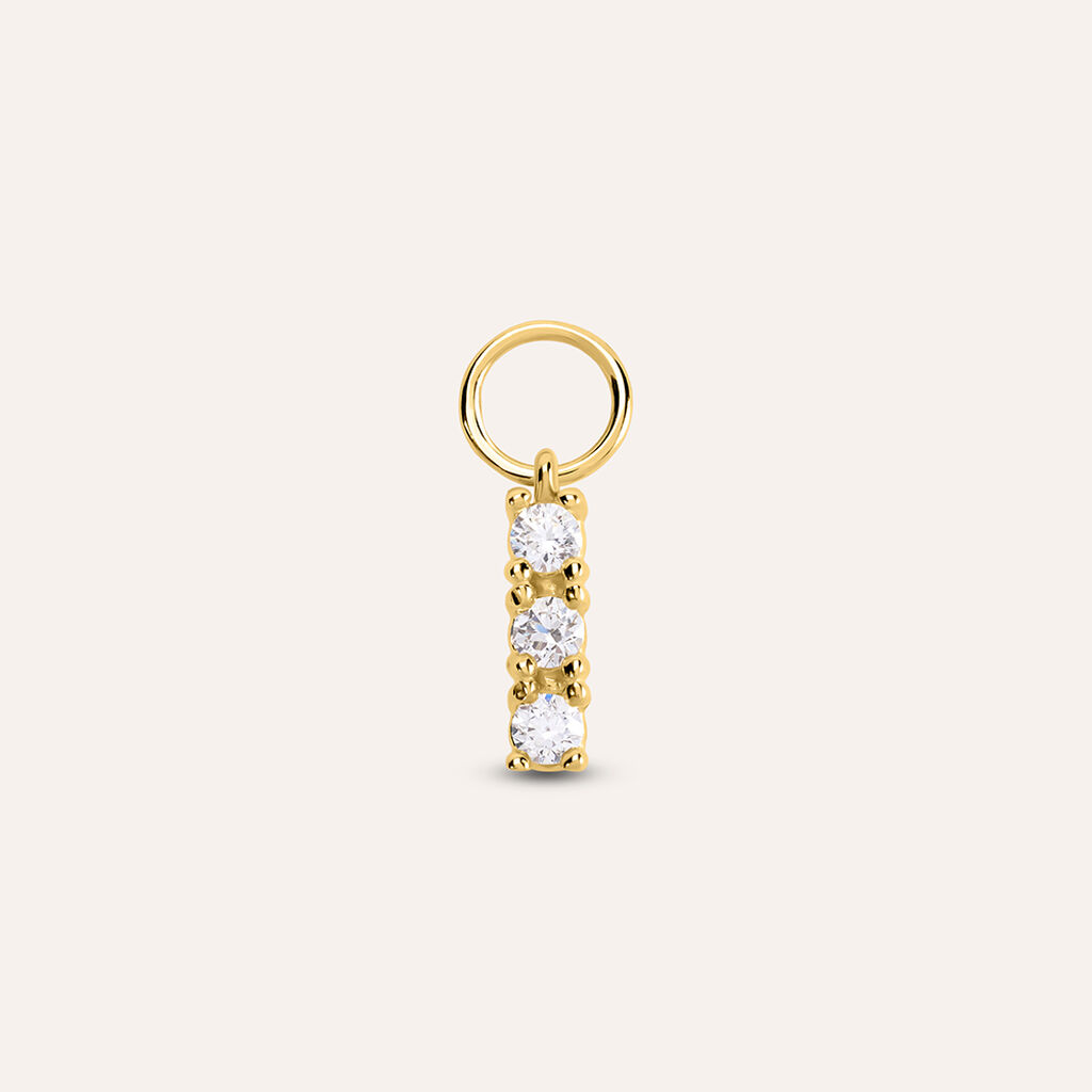 Charm Trilogy Toujours Oro Giallo Cubic Zirconia