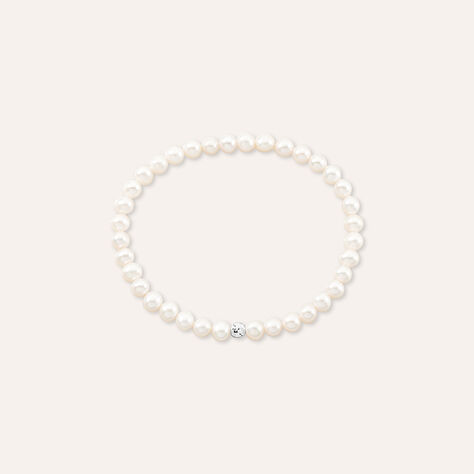 Bracciale Gabrielle Oro Bianco Perla D'Acqua Dolce - Bracciali Donna | Stroili