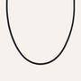 Collana Gentleman Argento Rodiato