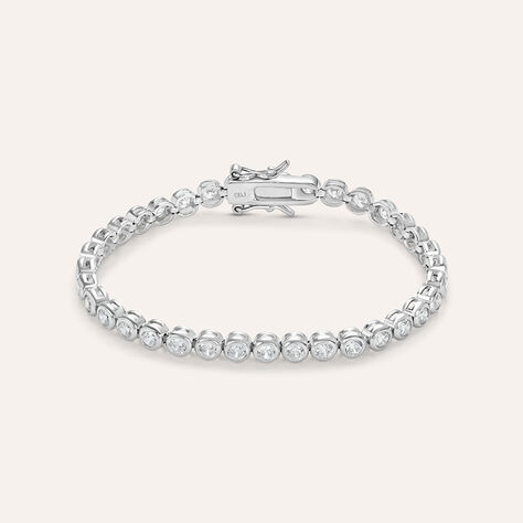 Bracciale Tennis Silver Elegance Argento Rodiato Cubic Zirconia - Bracciali Tennis Donna | Stroili