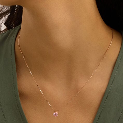 Collana Punto Luce Silver Rainbow Argento Rosa Cubic Zirconia - Gioielli Donna | Stroili