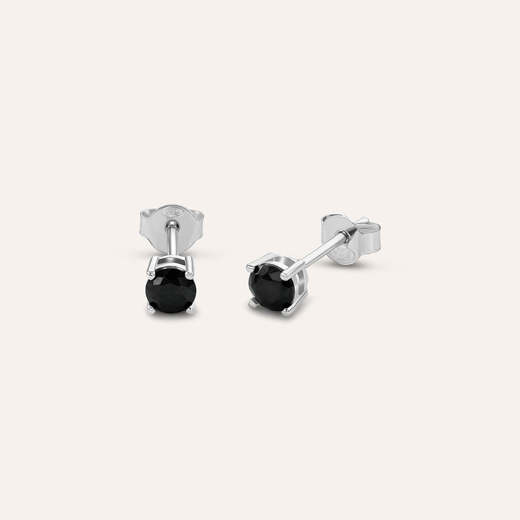 Orecchini Lobo Punto Luce Silver Elegance Argento Rodiato Cubic Zirconia