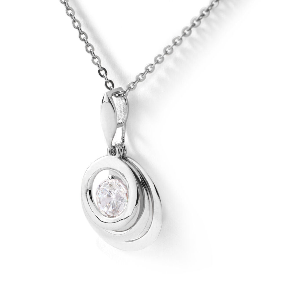 Collana Silver Elegance Argento Rodiato Cubic Zirconia - Collane Donna | Stroili