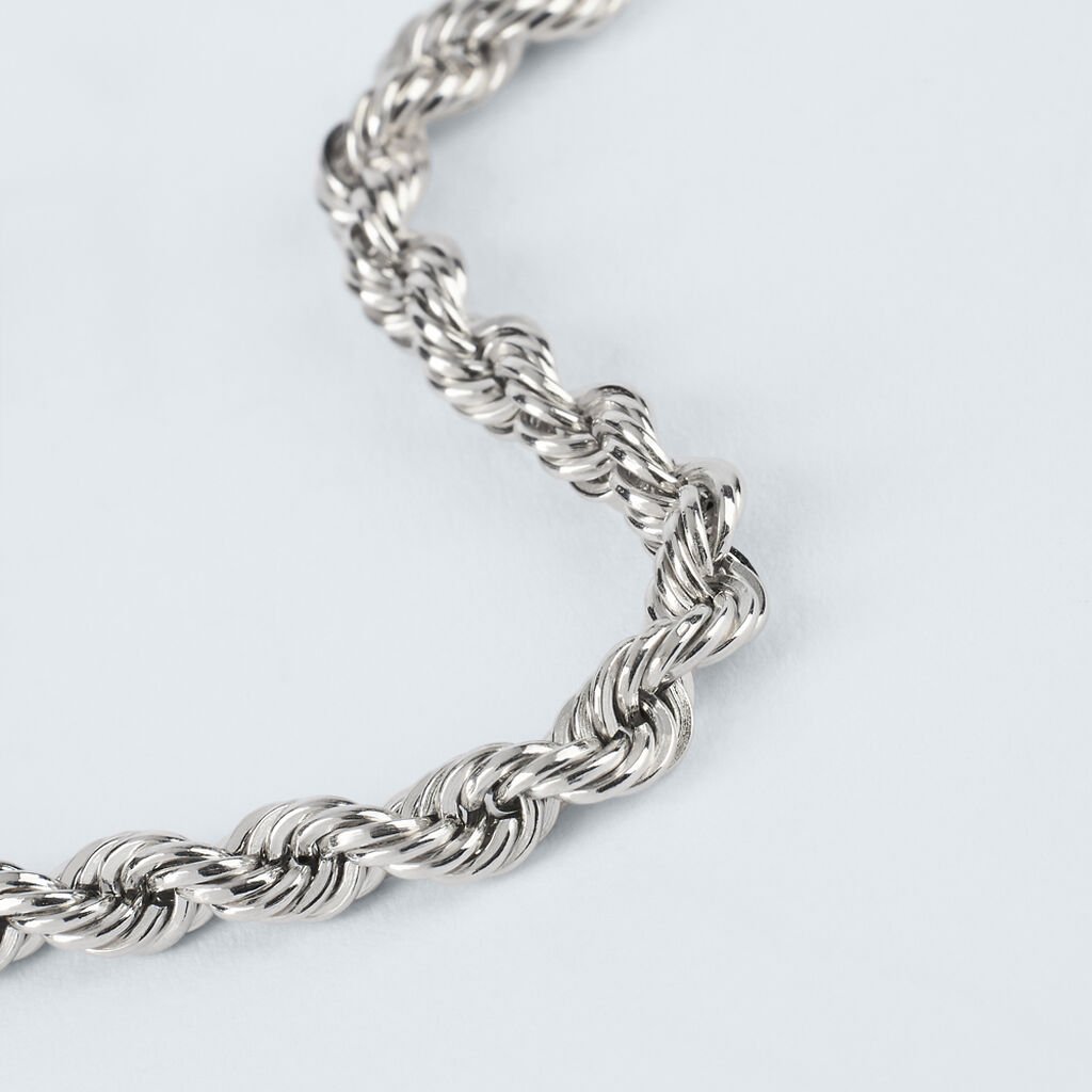 Bracciale Catena Colette Oro Bianco - Bracciali Donna | Stroili
