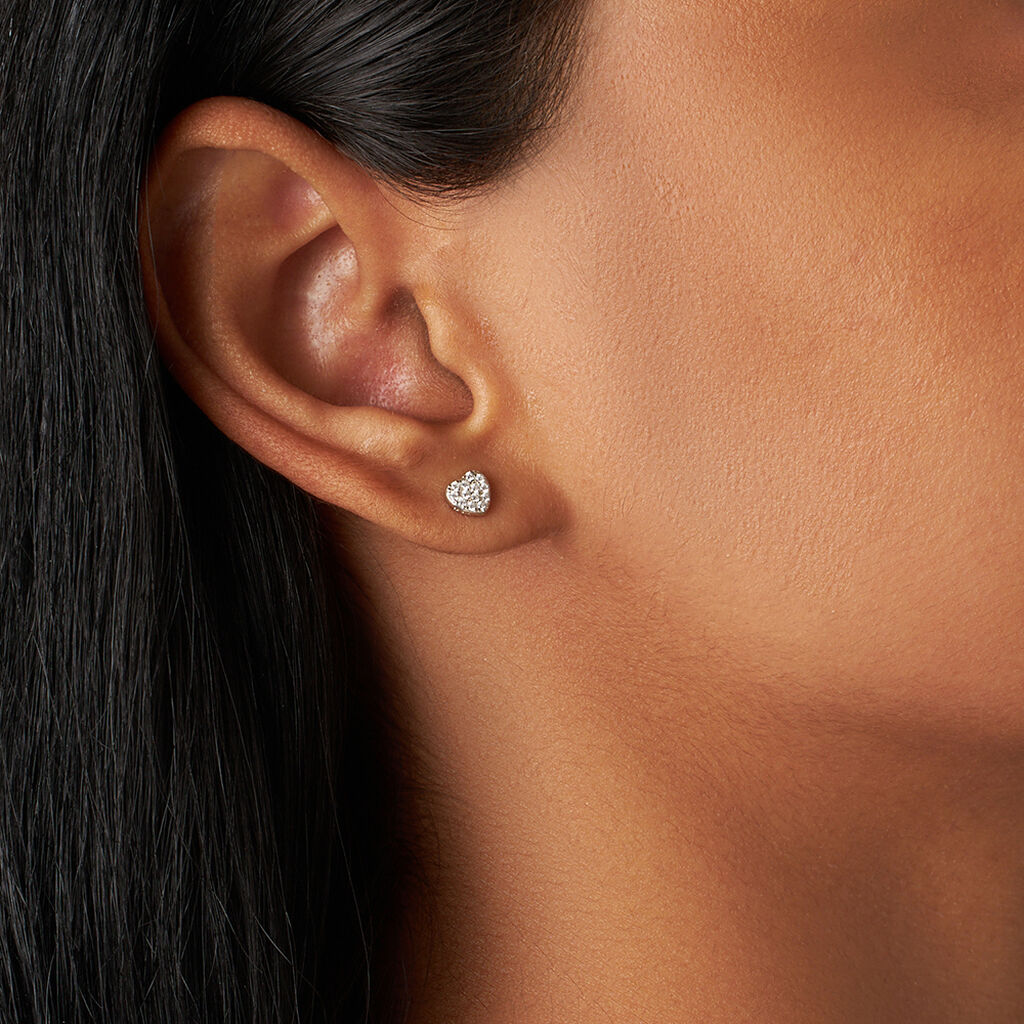 Orecchini Lobo Silver Moments Argento Rodiato Cubic Zirconia - Orecchini a Lobo Donna | Stroili