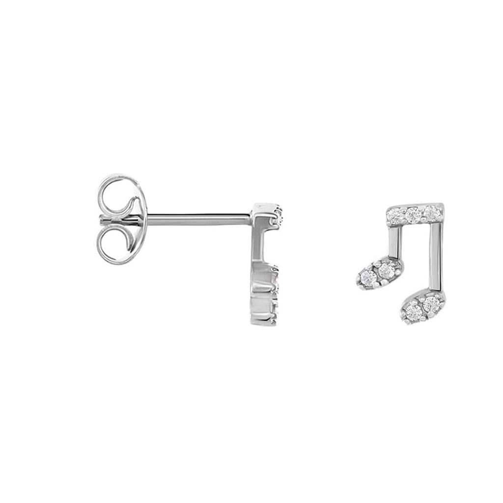 Orecchini Lobo Silver Moments Argento Rodiato Cubic Zirconia - Orecchini a Lobo Donna | Stroili