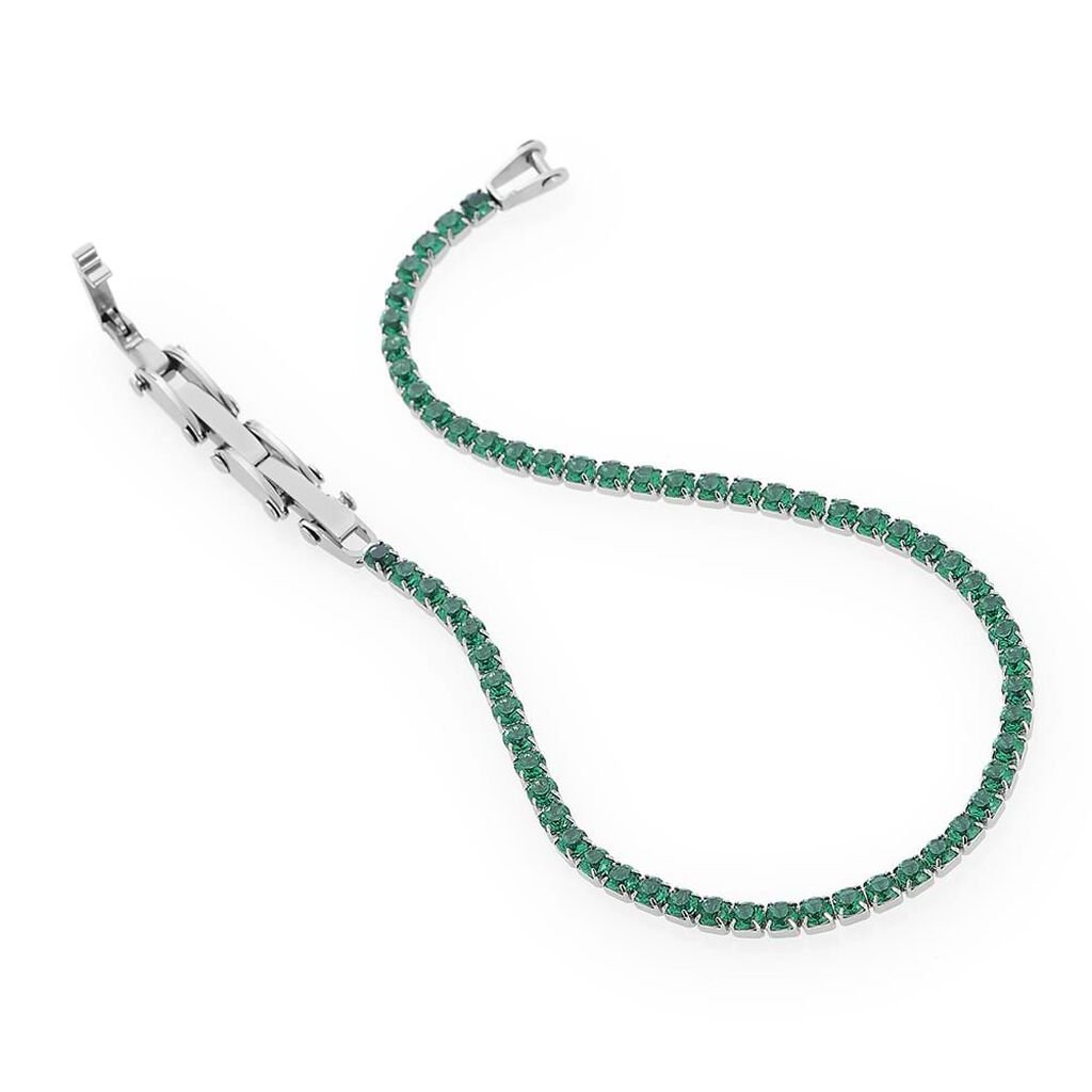 Bracciale Tennis Man Code Acciaio Cristallo - Bracciali Tennis Uomo | Stroili