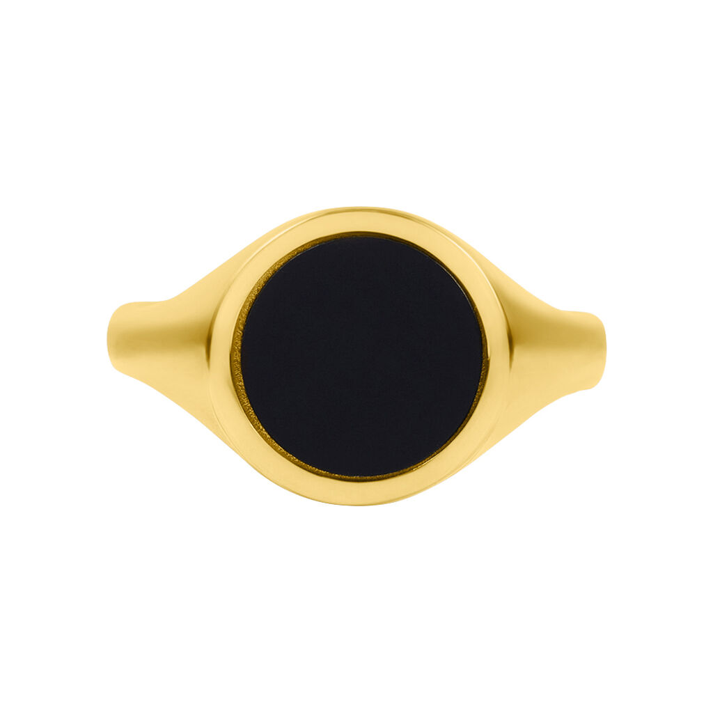 Anello Chevalier L'homme Or Oro Giallo Onice - Anelli Chevalier Uomo | Stroili