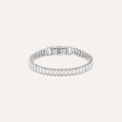 Bracciale Tennis Romantic Shine Metallo Cristallo - Bracciali Tennis Donna | Stroili