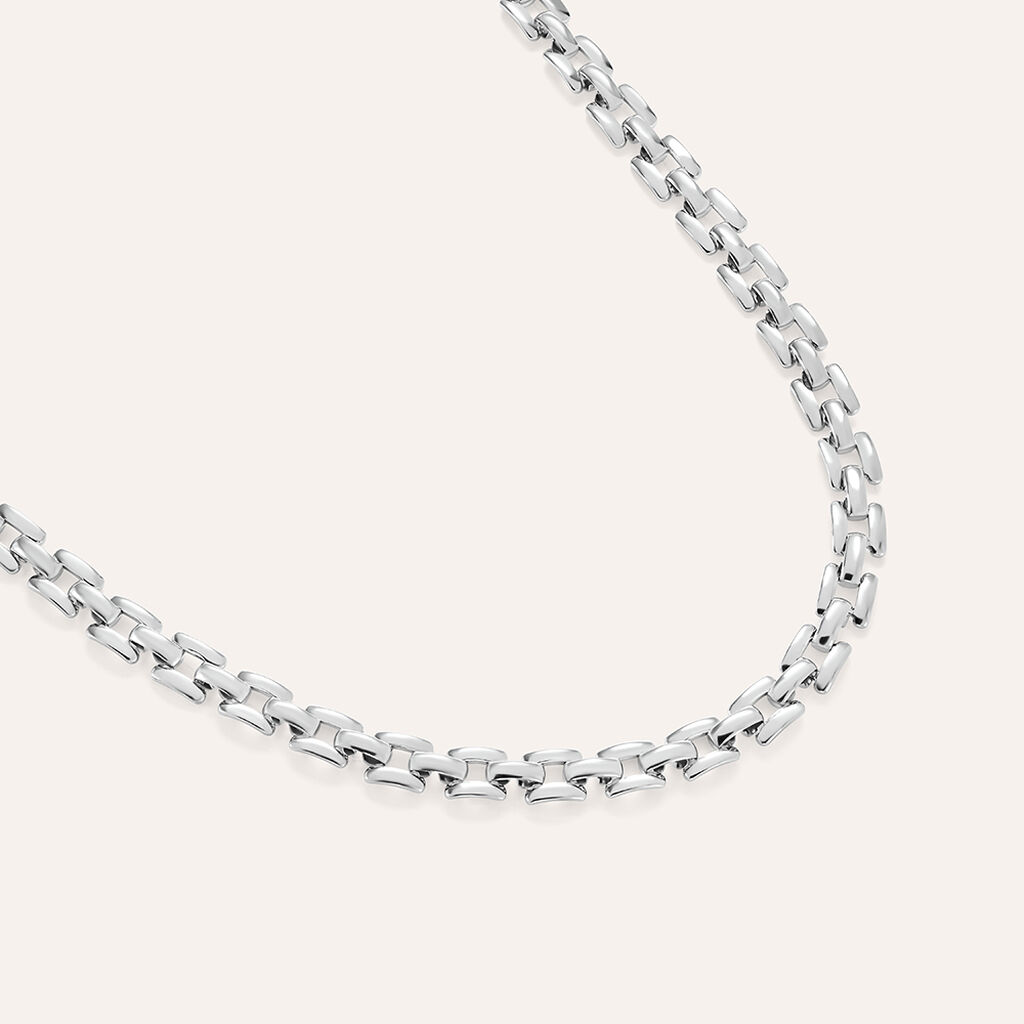 Collana Panther Chain Moonlight Acciaio
