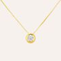 Collana Punto Luce Claire Oro Giallo Cubic Zirconia