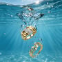 Anello Fascia Diamade Glam Oro Giallo Diamante Lab-Grown