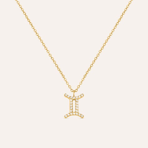 Collana Radiance Acciaio Dorato Cubic Zirconia - Collane Donna | Stroili