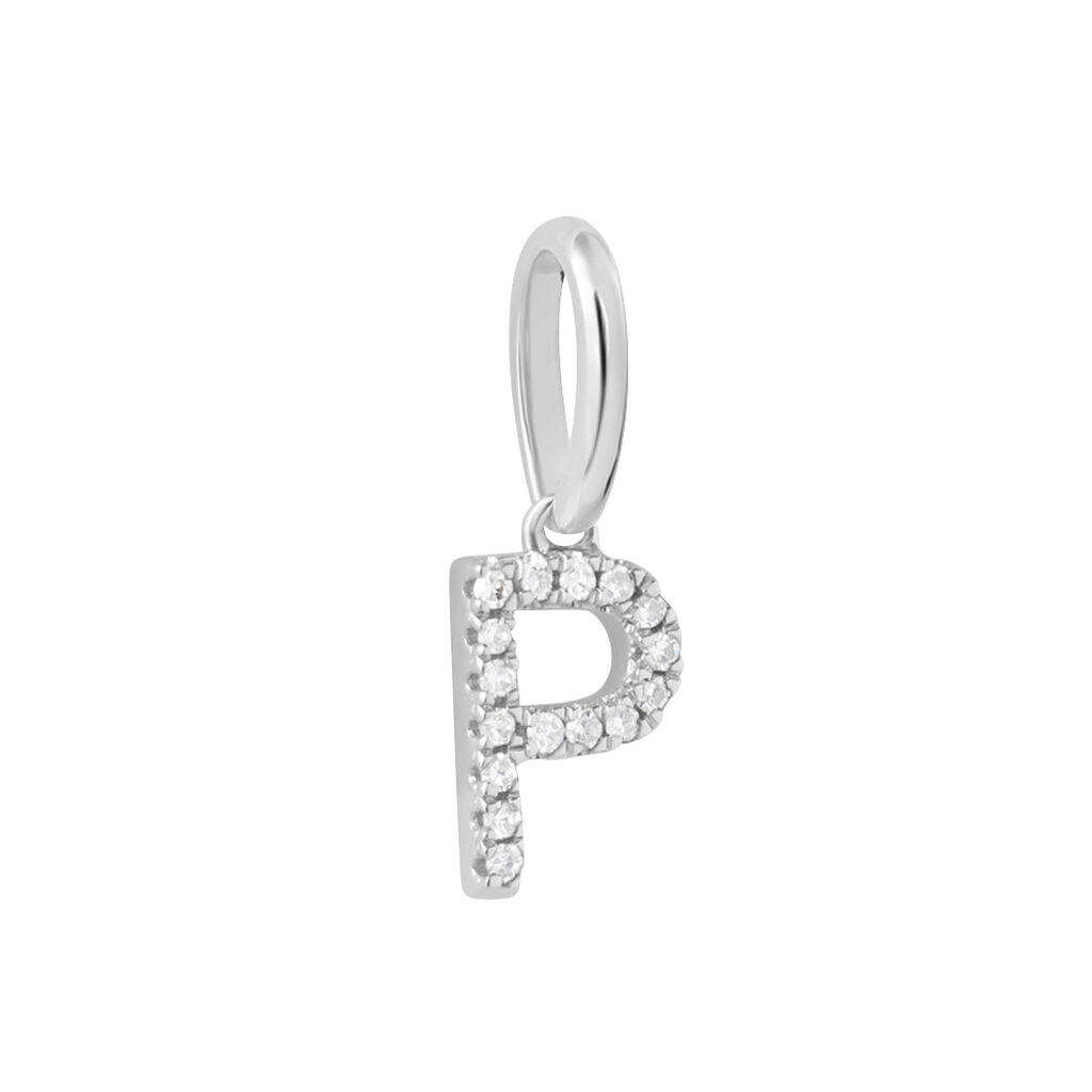Pendente Sophia Oro Bianco Diamante - Ciondoli Donna | Stroili