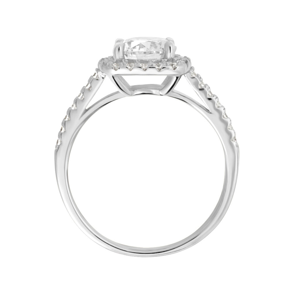 Anello Solitario Silver Elegance Argento Rodiato Cubic Zirconia - Anelli con Pietre Donna | Stroili