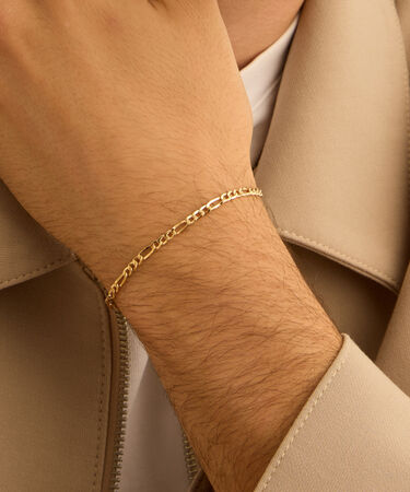 Bracciale Catena Oro Uomo Oro Giallo