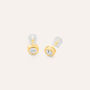Orecchini Lobo Punto Luce Claire Oro Giallo Cubic Zirconia