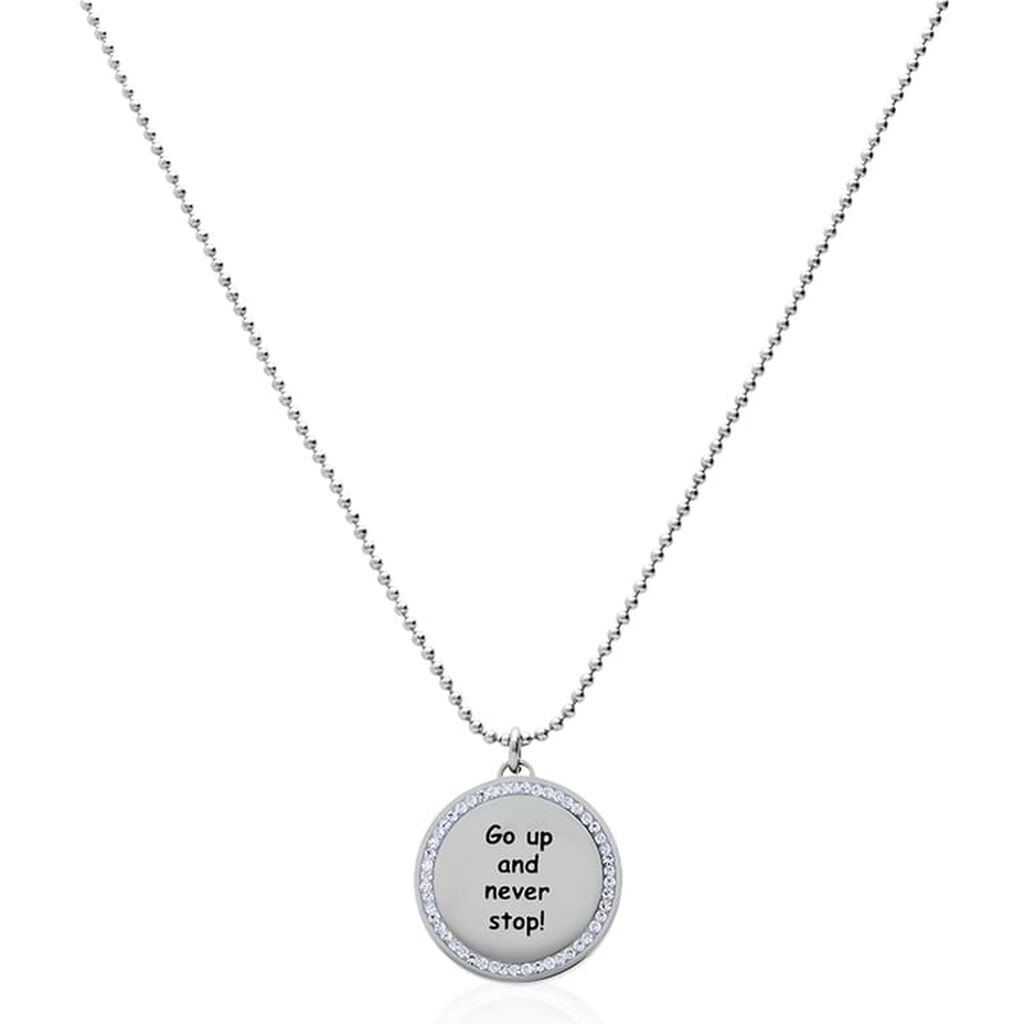 Collana in acciaio e strass Go up and never stop! - Collane Donna | Stroili