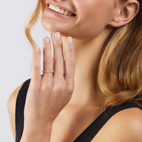 Anello Solitario Claire Oro Giallo Cubic Zirconia - Anelli con Pietre Donna | Stroili