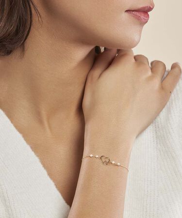 Bracciale Gabrielle Oro Giallo Perla D'Acqua Dolce