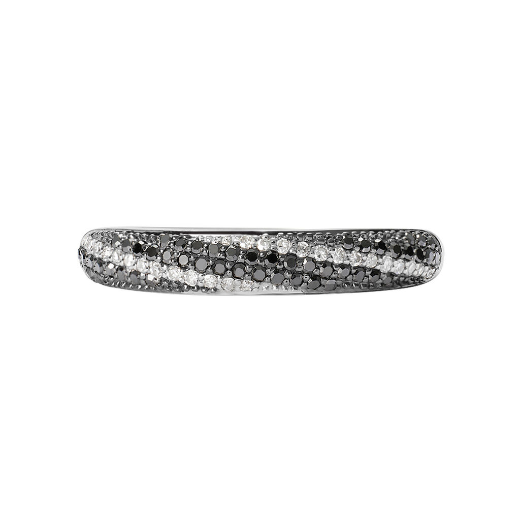 Anello Fascia Sophia Oro Bianco Diamante - Anelli con Pietre Donna | Stroili